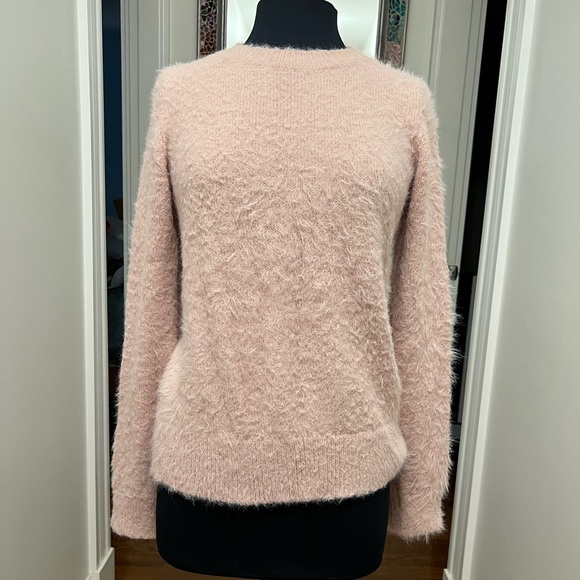 A New Day Fuzzy Light Pink Sweater - Picture 1 of 11